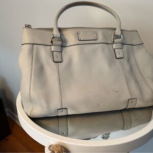 Kate Spade Gray Leather Bag